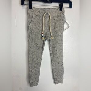 NWT SOL ANGELES SPECKLED THERMAL Cozy Gray JOGGER HEAT Kids Pants